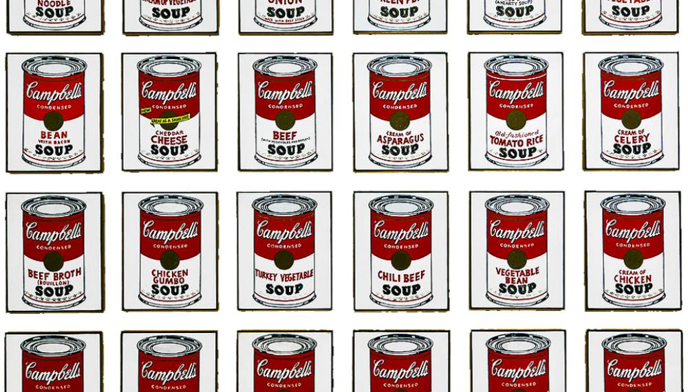 Foto de la pintura Llaunes de sopa Campbell